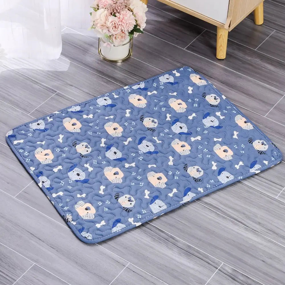 Washable Dog Cooling Mat – Breathable Summer Ice Pad for Small & Medium Dogs