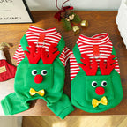Santa Claus Dog Coat Costume – Red Holiday Winter Jacket