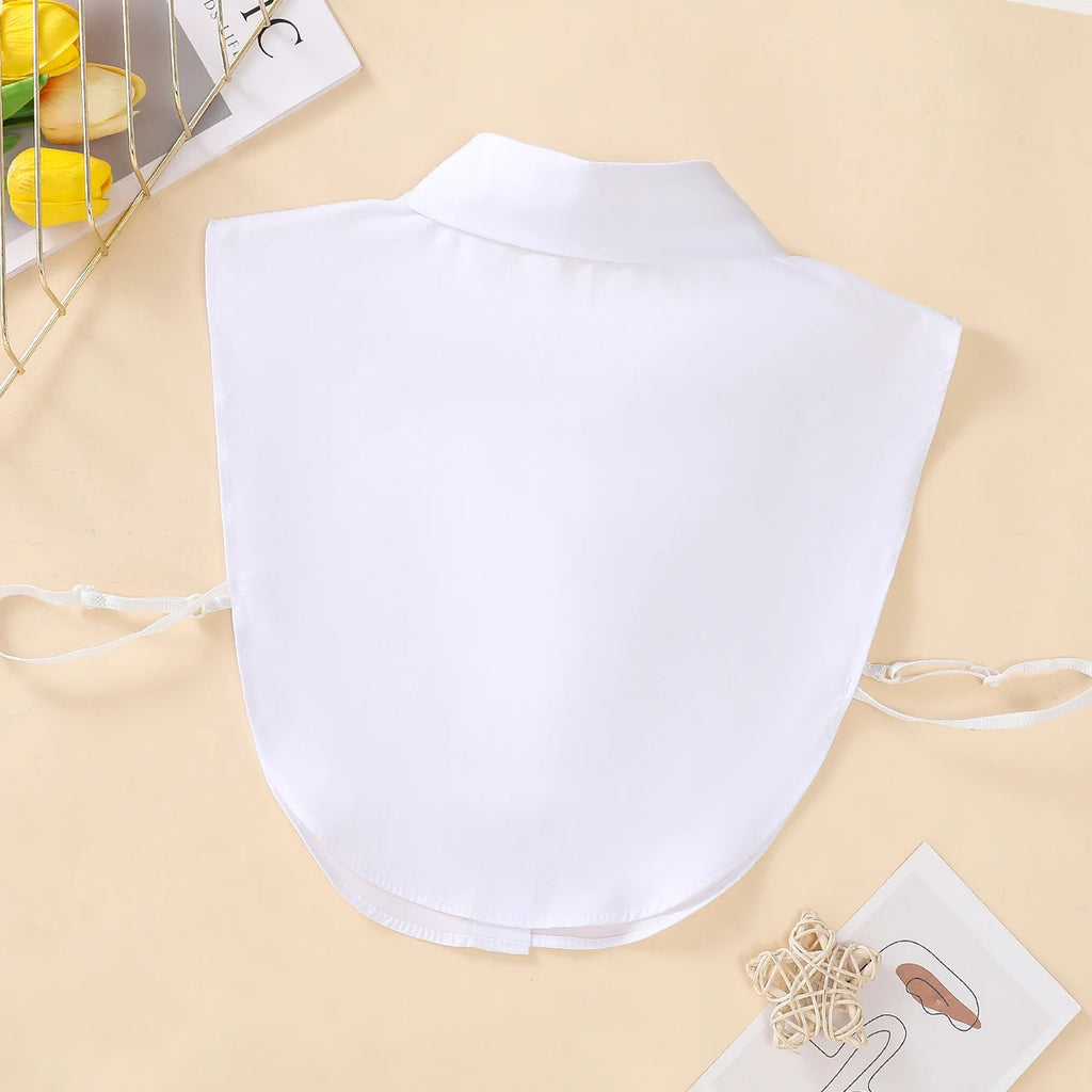 Detachable Cotton Fake Collar for Women – One Size