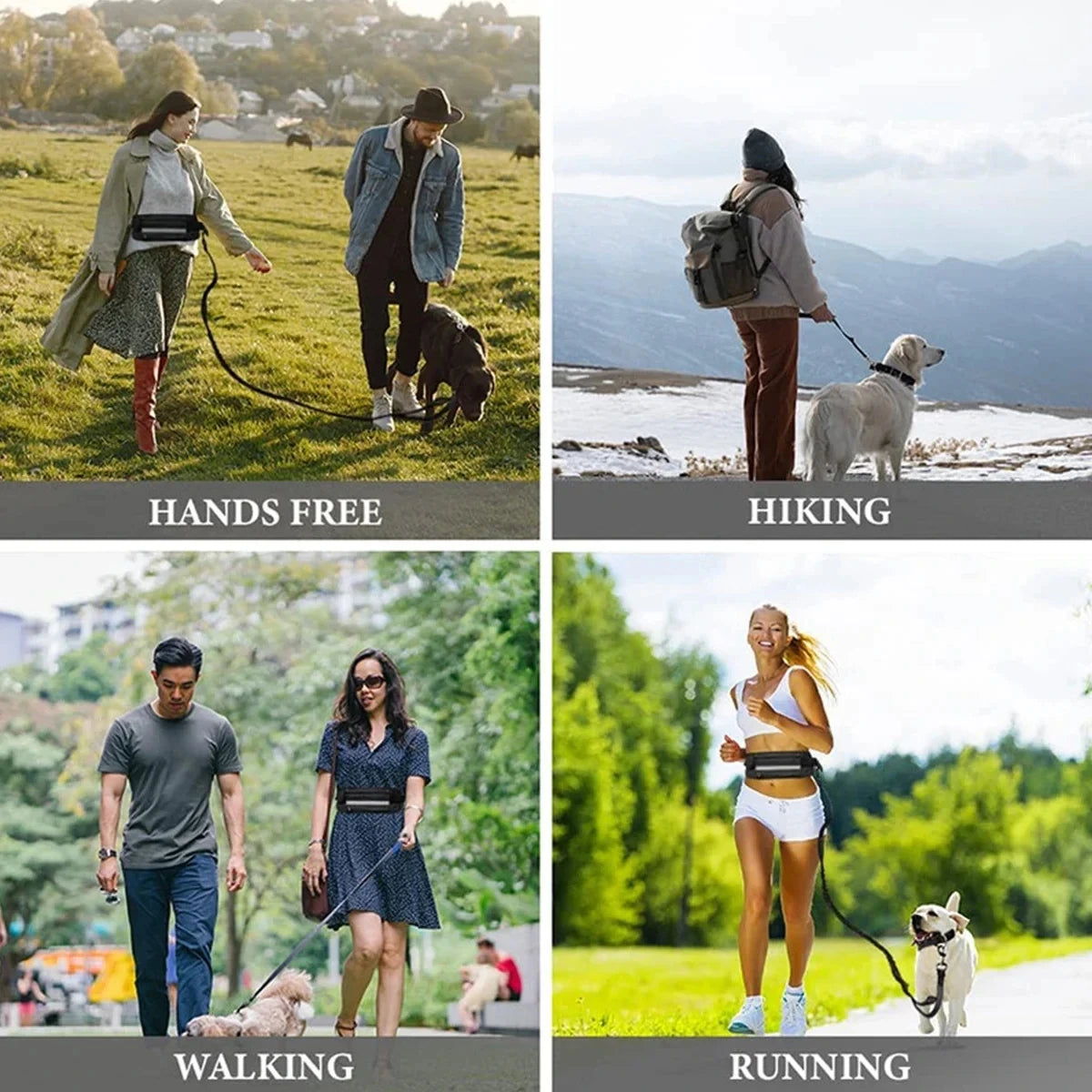 Dog Leash – Hands-Free Running Belt