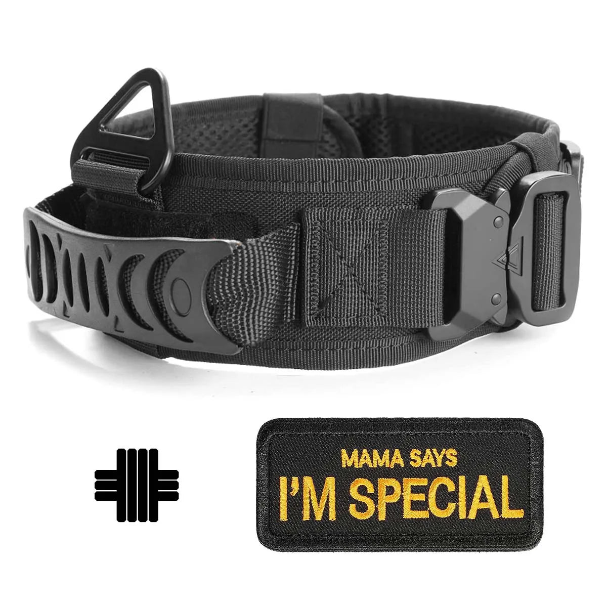 Tactical Dog Collar – Adjustable Heavy Duty Reflective Collar
