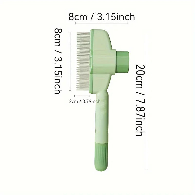 Dog Hair Knot Comb – Self Cleaning Floating Hair Removal Grooming Brush for Dogs