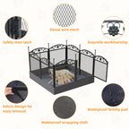 Dog Playpen – Heavy Duty 8 Panel Fence