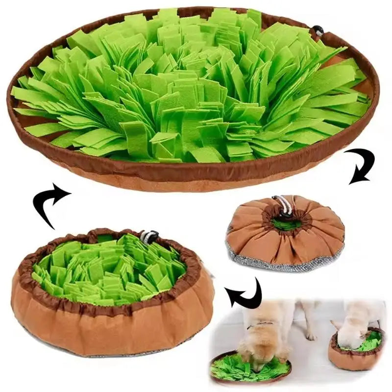 Interactive Snuffle Mat for Dogs – Brain-Boosting Puzzle for Slow Feeding