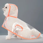 Clear EVA Dog Raincoat – Waterproof Windproof Jacket
