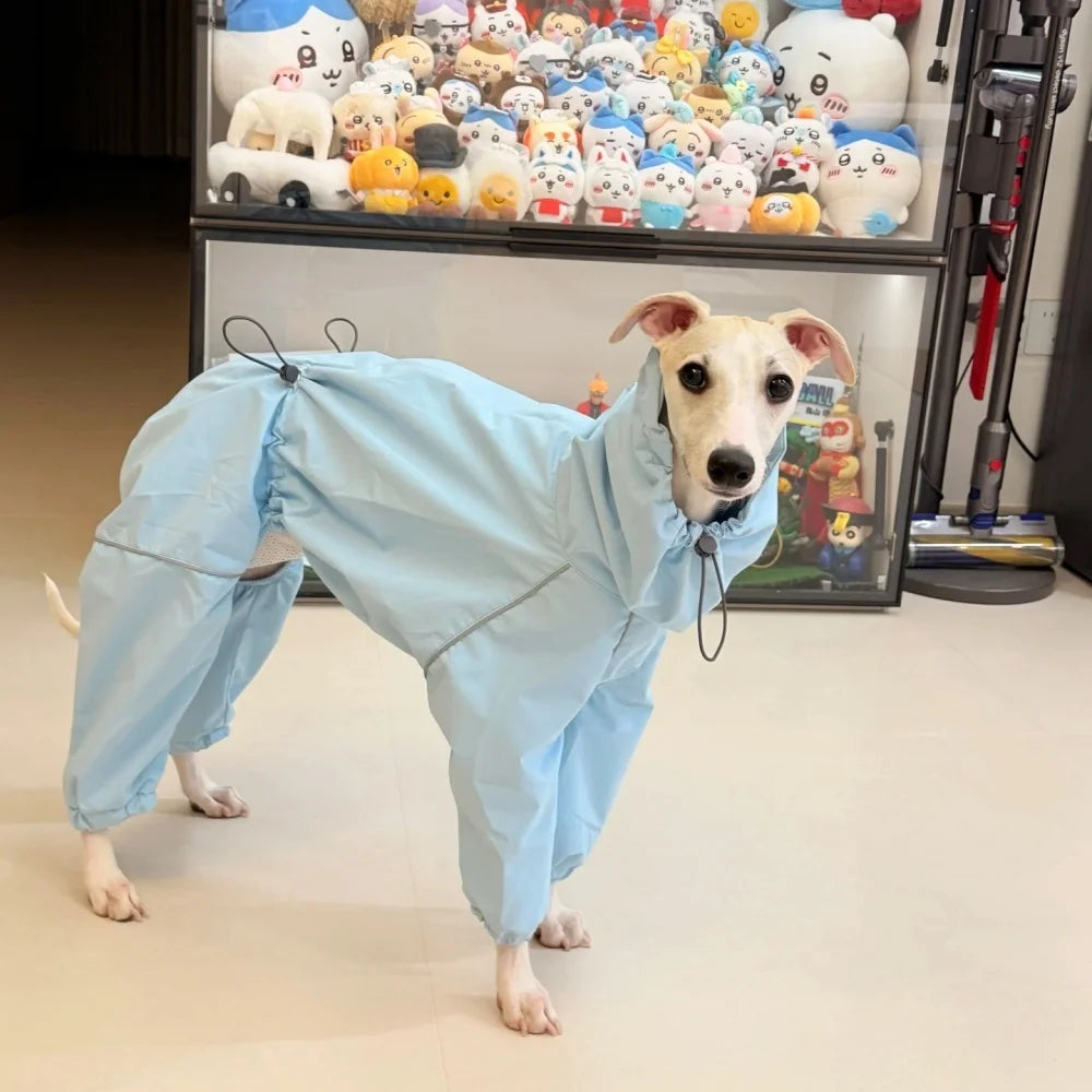 Waterproof Dog Raincoat – Reflective Windproof Jacket
