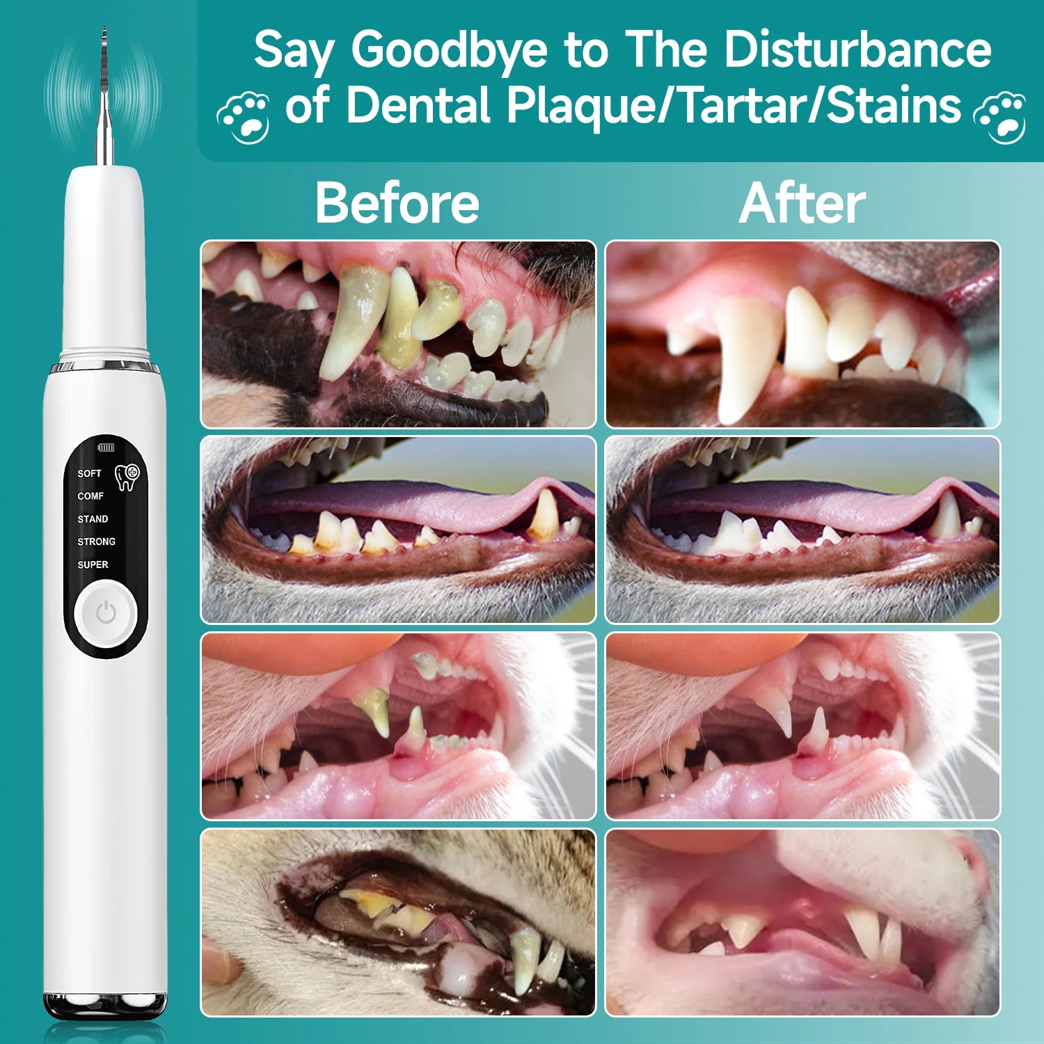 Dog Ultrasonic Tooth Cleaner – Tartar Remover