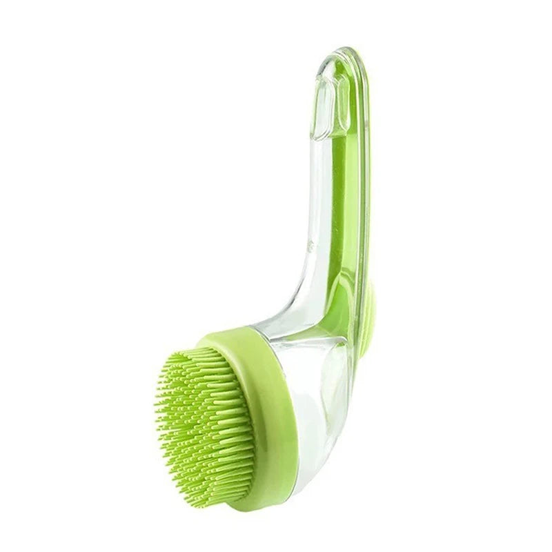 2025 2 In 1 Pet Bath Brush With Built In Shampoo Dispenser For Dogs Grooming Massage