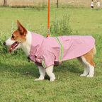 Hooded Dog Raincoat Cloak – Waterproof Reflective Jacket