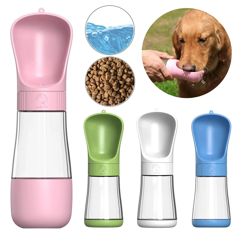 Leakproof Portable Dog Water Bottle – 330ml & 510ml Travel Hydration