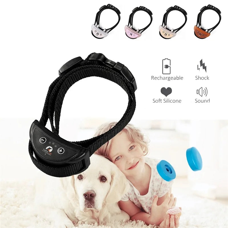 PaiPaitek PD258S Anti Bark Collar – Rechargeable Automatic Control