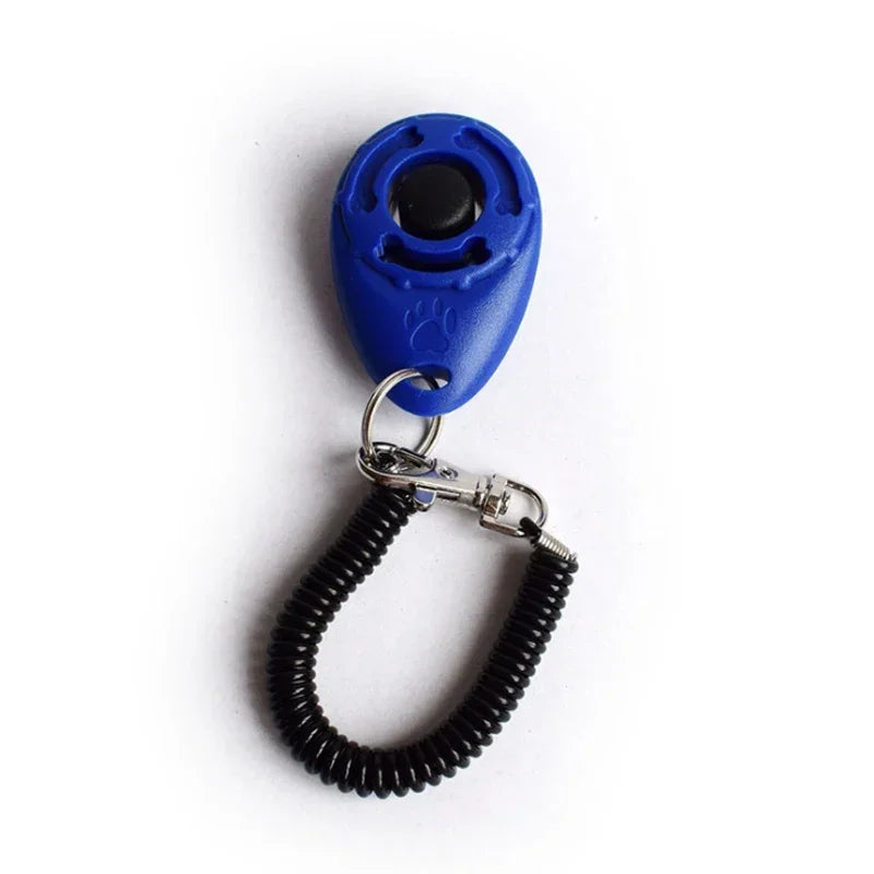 2-in-1 Dog Training Clicker & Whistle – Pet Behavior Training Tool with Keyring
