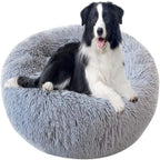 Pet Dog Bed Donut Cuddler – Ultra Soft Washable Round Dog Kennel, Winter Warm Sofa