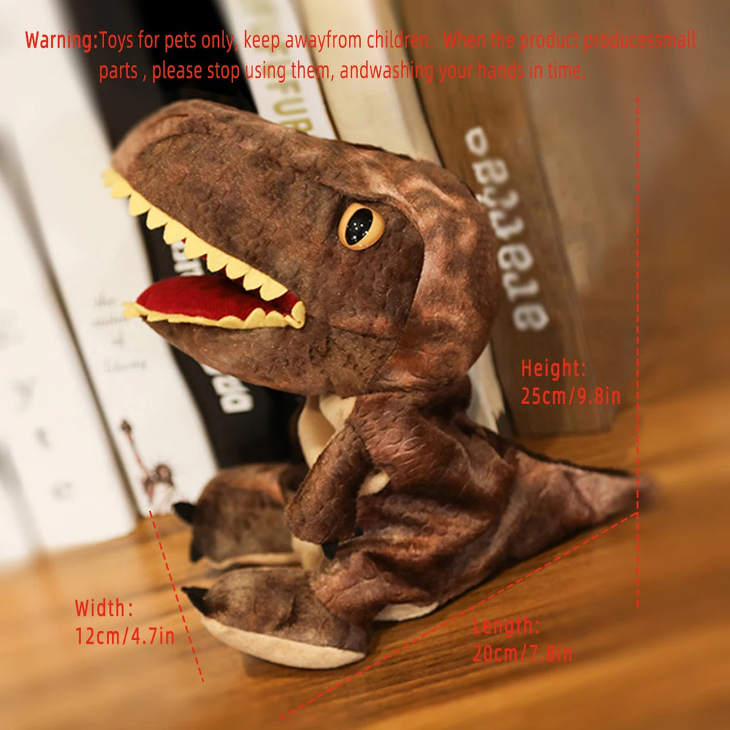 Dinosaur Hand Puppet Dog Toy – Interactive Plush
