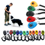 2-in-1 Dog Training Clicker & Whistle – Pet Behavior Training Tool with Keyring
