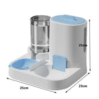 2-in-1 Automatic Dog Feeder & Waterer – Gravity Flow Hydration Station