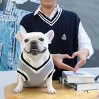 Warm Knit Dog Sweater – Cotton Winter Coat for Small Dogs