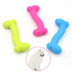 Rubber Bone Shape Chew Toy - 2 Sizes for Dogs | Durable & Dental-Friendly