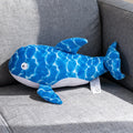 Whale Plush Dog Toy – Squeaky Interactive for All Sizes