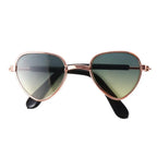 Pet Sunglasses for Small Dogs – Metal Frame, AC Resin Lenses, Comfortable Fit