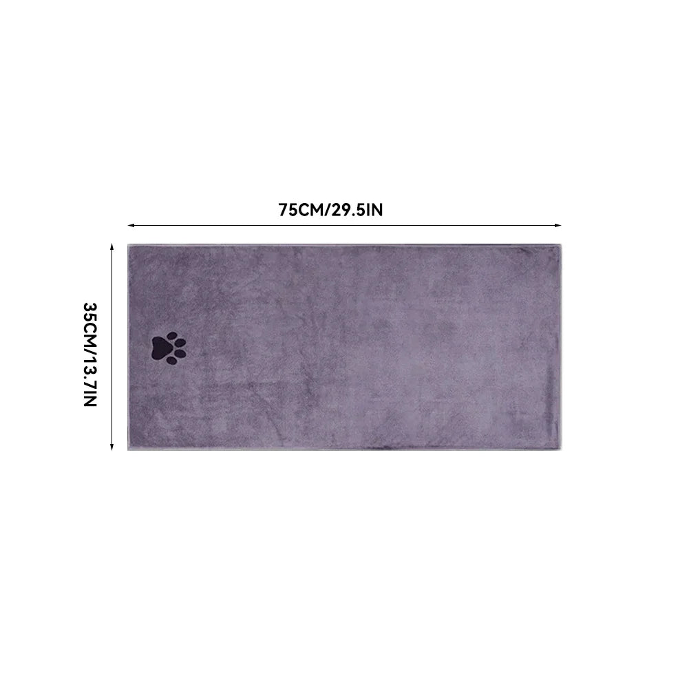 Microfiber Pet Bath Towel for Dogs – Super Soft and Highly Absorbent