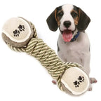 Cotton Rope Tennis Dumbbell Dog Toy