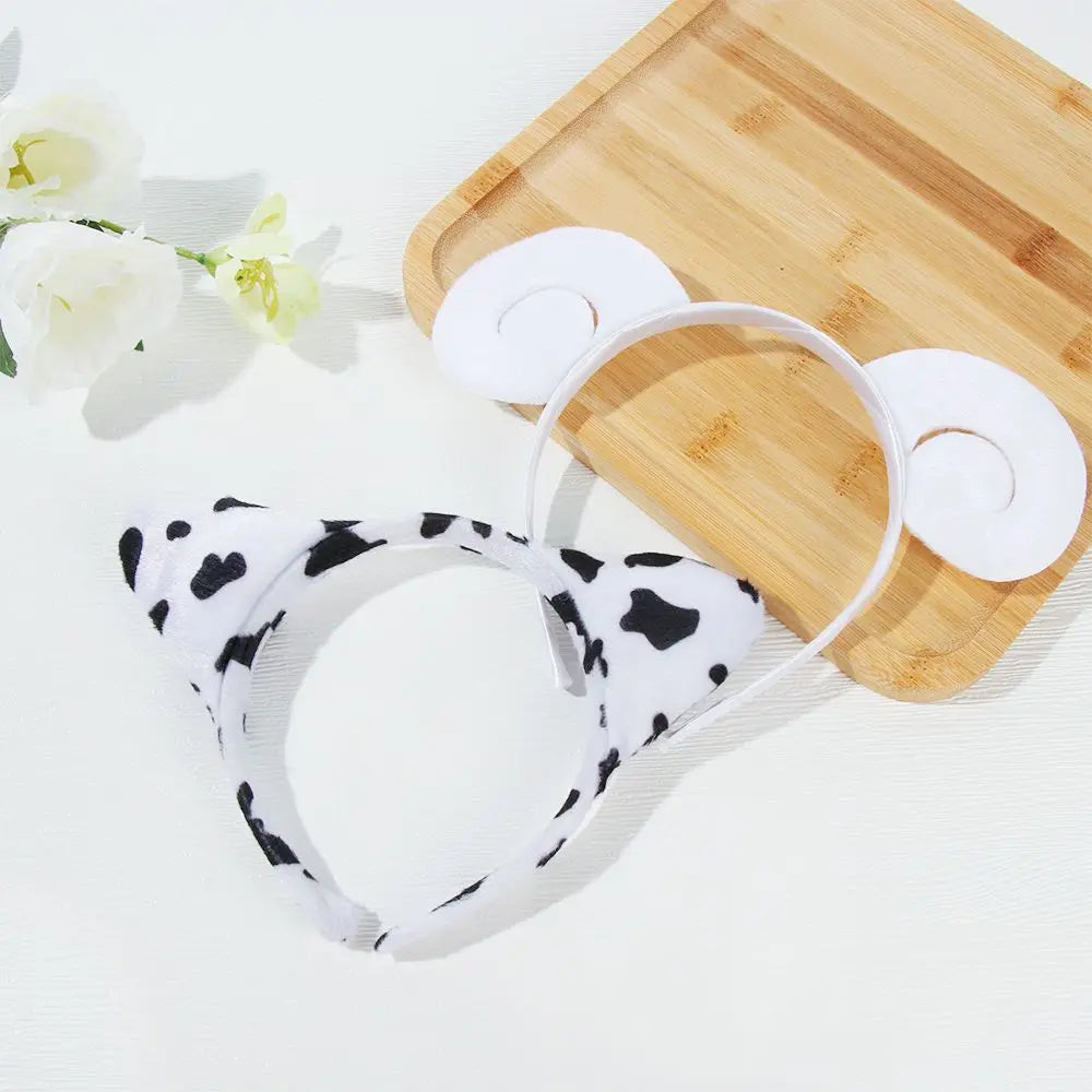 Plush Animal Ears Headband – Cosplay & Party Accessory