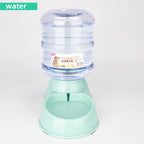 2-in-1 Automatic Dog Water Dispenser & Food Bowl Station