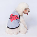 HOOPREETY Breathable Sleeveless Cotton Dog Vest – Summer Wear for Small Dogs