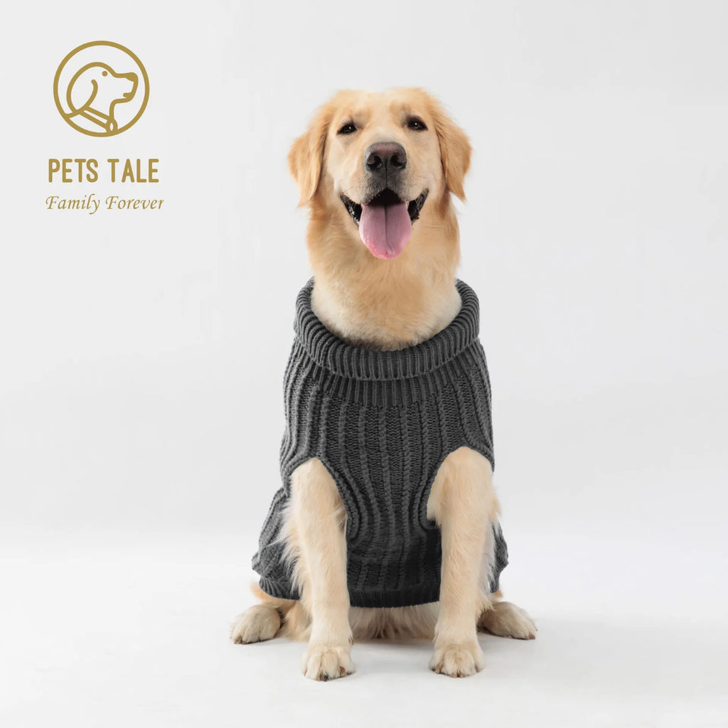 Cozy Knitted Dog Sweater – Soft Acrylic Winter Pet Pullover