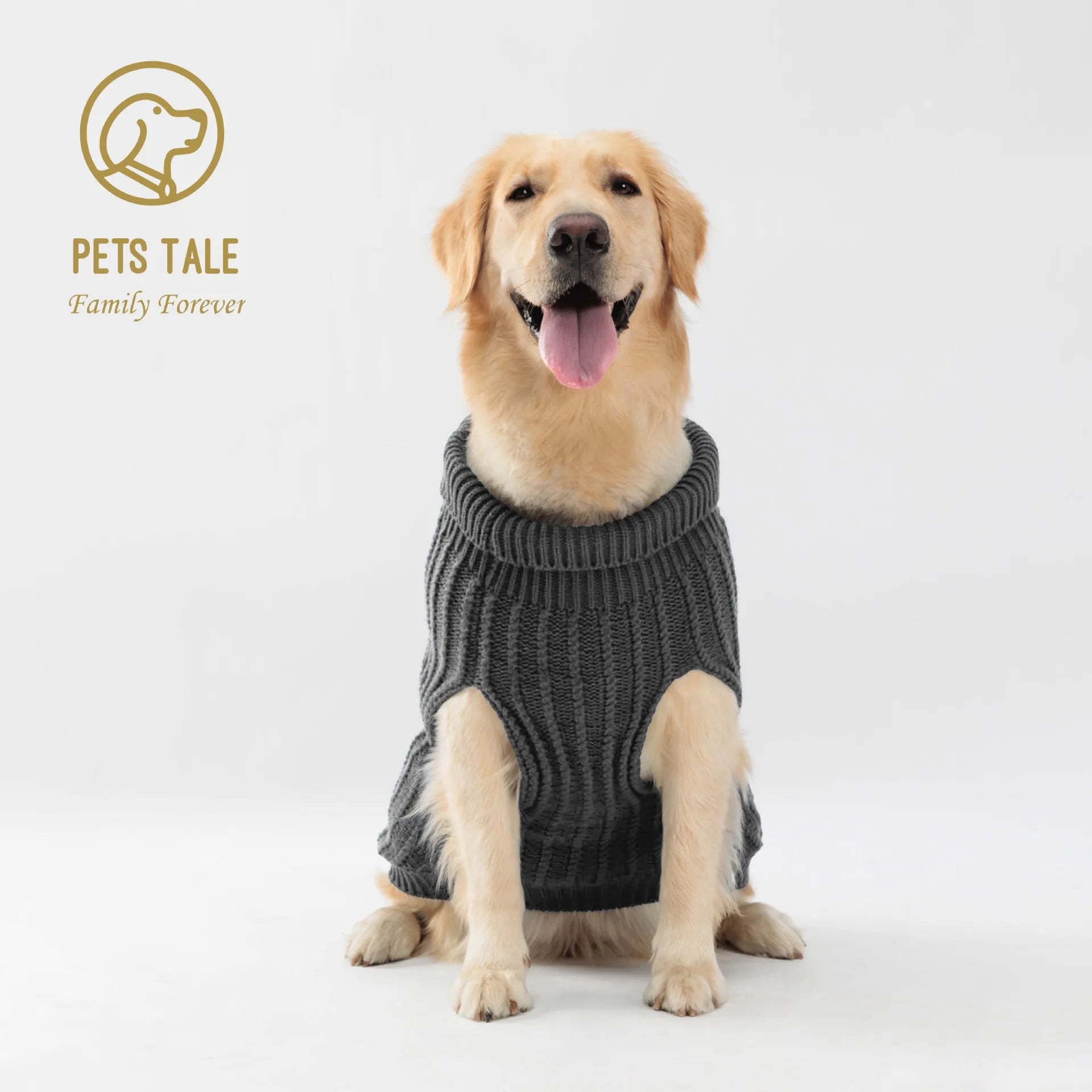 Cozy Knitted Dog Sweater – Soft Acrylic Winter Pet Pullover