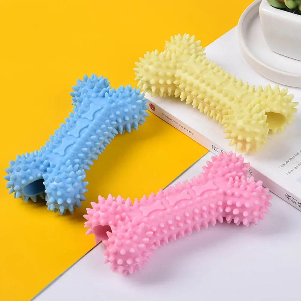 Indestructible Dog Toy for Small Dogs – Teeth Cleaning Bone