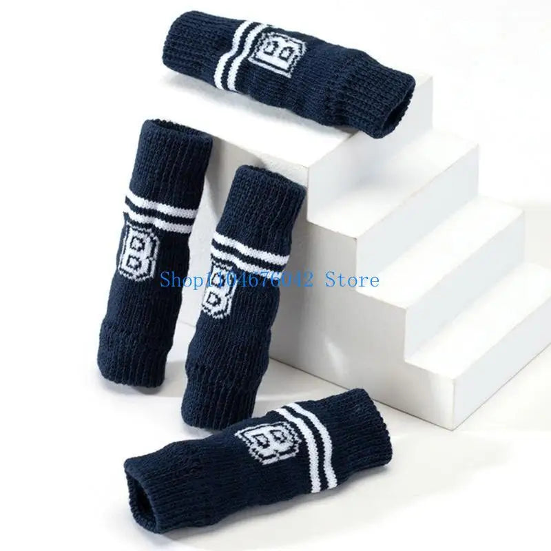 Winter Dog Knee Socks – Cotton Knit Leg Warmers for Small to Large Dogs