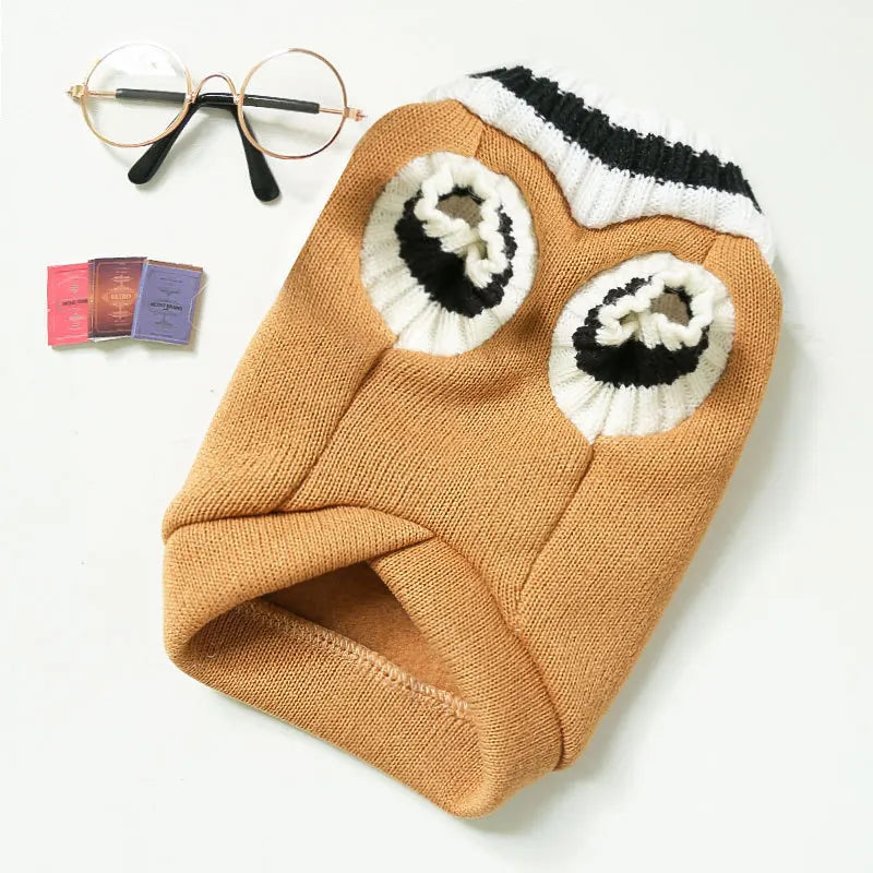 Warm Knit Dog Sweater – Cotton Winter Coat for Small Dogs