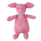 Corduroy Animal Squeaky Dog Toy – Bite Resistant Plush