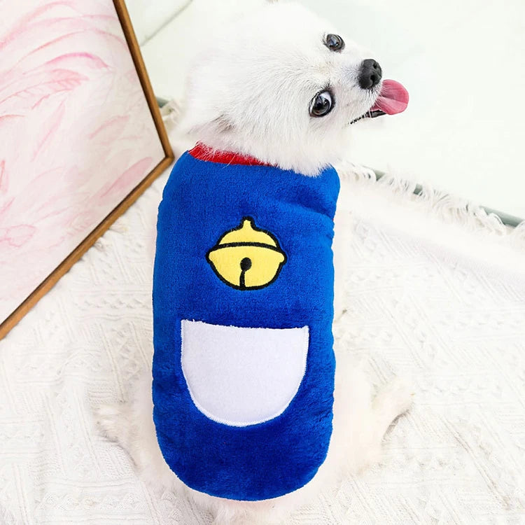 Kajipetcn Winter Fleece Dog Coat – Warm Jacket for Small & Medium Dogs