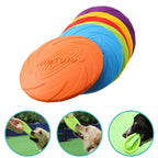Silicone Flying Disc - Bite-Resistant Dog Training Toy for Fetch & Outdoor Play