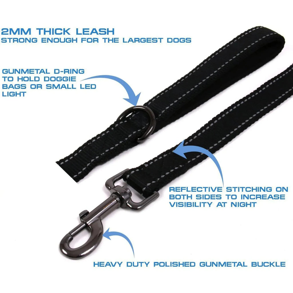 Dog Leash – Dual Handle Reflective Control
