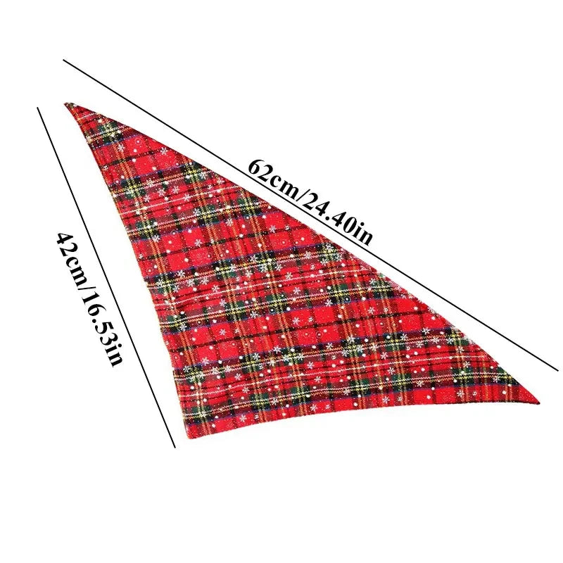 PetCare Dog Bandana – Cotton Multicolor Neckerchief, 1pc