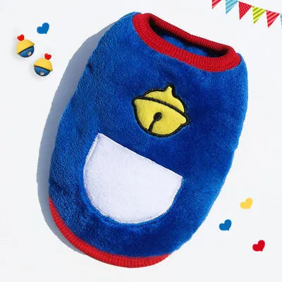 Kajipetcn Winter Fleece Dog Coat – Warm Jacket for Small & Medium Dogs