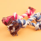 Cotton Rope Dog Toy – Double Knot Bite Resistant, Durable & Safe for Chewing