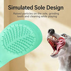 Squeaky Latex Dog Slipper Toy – Durable Chew & Teeth Cleaning Toy