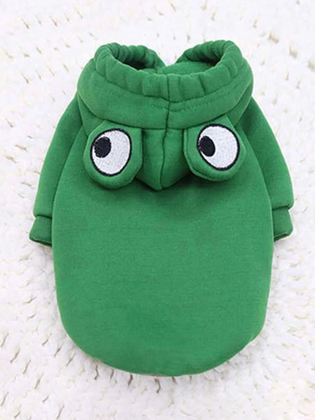 Frog Dog Hoodie Sweater – Green Cozy Pullover for Small Dogs
