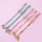 Colorful Lace Flower Dog Collar with Bell – Adjustable 20–30cm