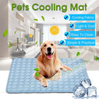 Pet Cooling Mat for Dogs – Ice Silk Summer Sleeping Pad, Breathable & Moisture-Proof (5 Sizes)