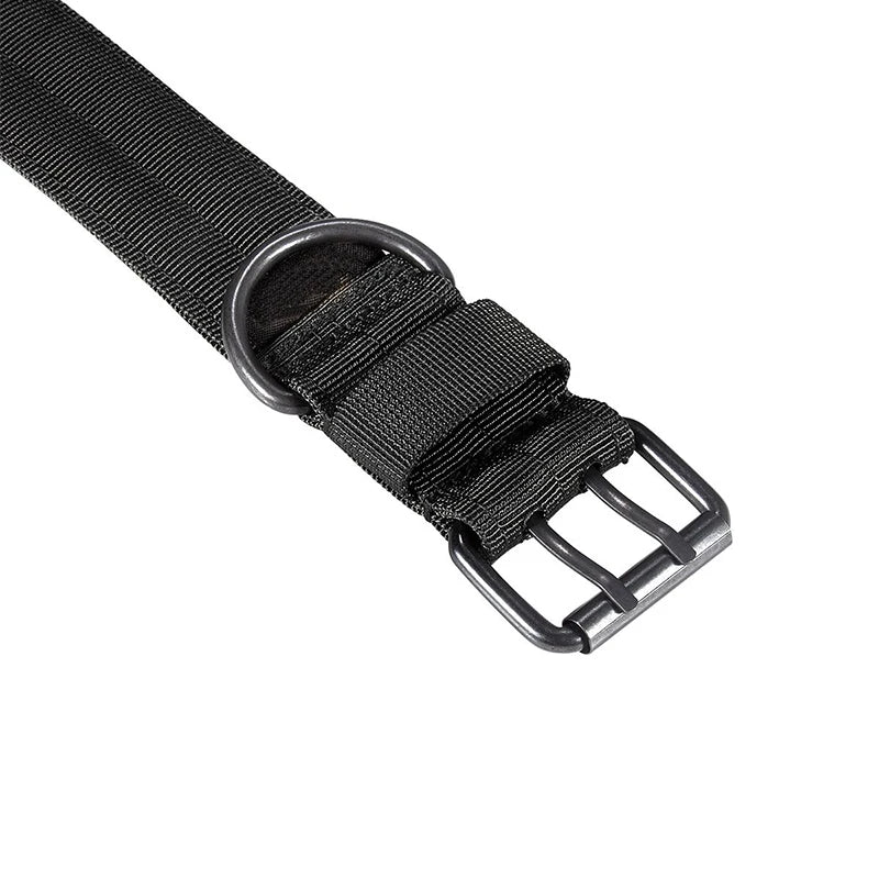 Nylon Tactical Dog Collar – Quick Release Adjustable Fit
