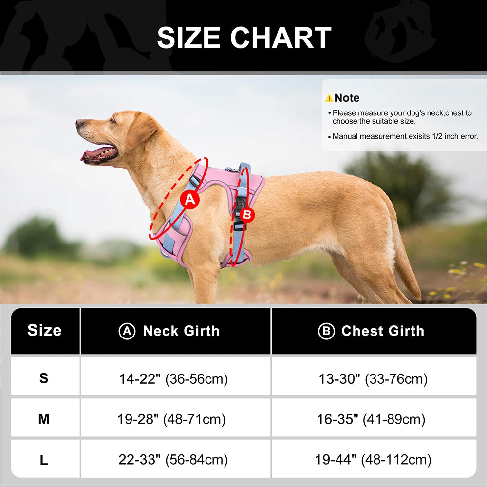 Mesh Dog Harness – Breathable Reflective Training Vest