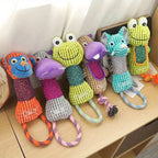 Animal Shape Corduroy Squeaky Dog Toy