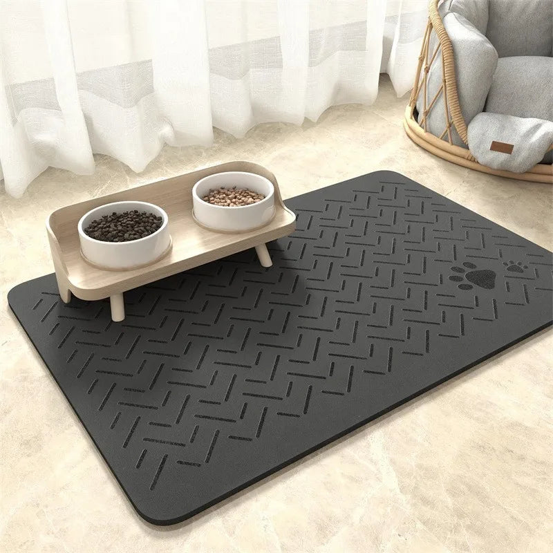 Pet Placemat for Dogs – Waterproof Dog Food & Water Bowl Mat, Quick-Dry, Anti-Slip Feeder Pad