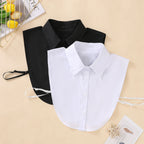 Detachable Cotton Fake Collar for Women – One Size